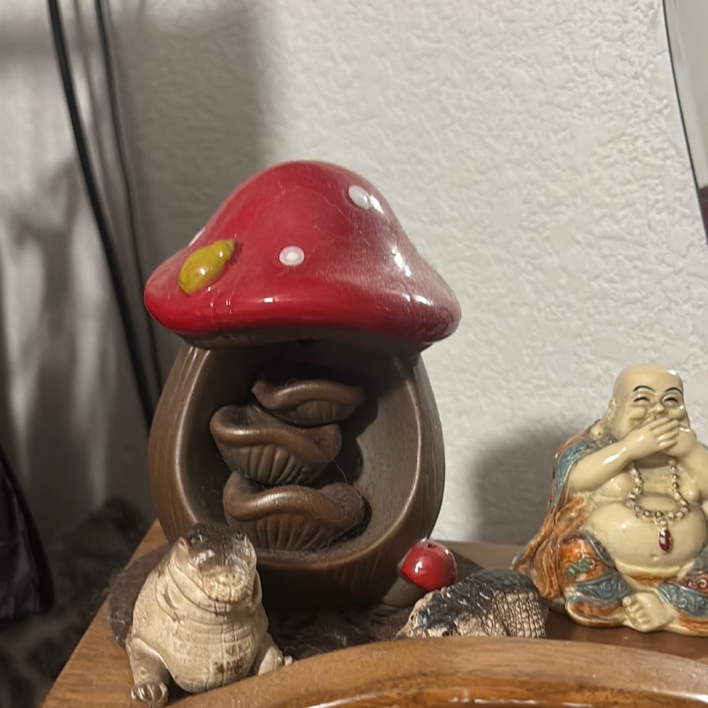 Whimsical Mushroom Incense Holder